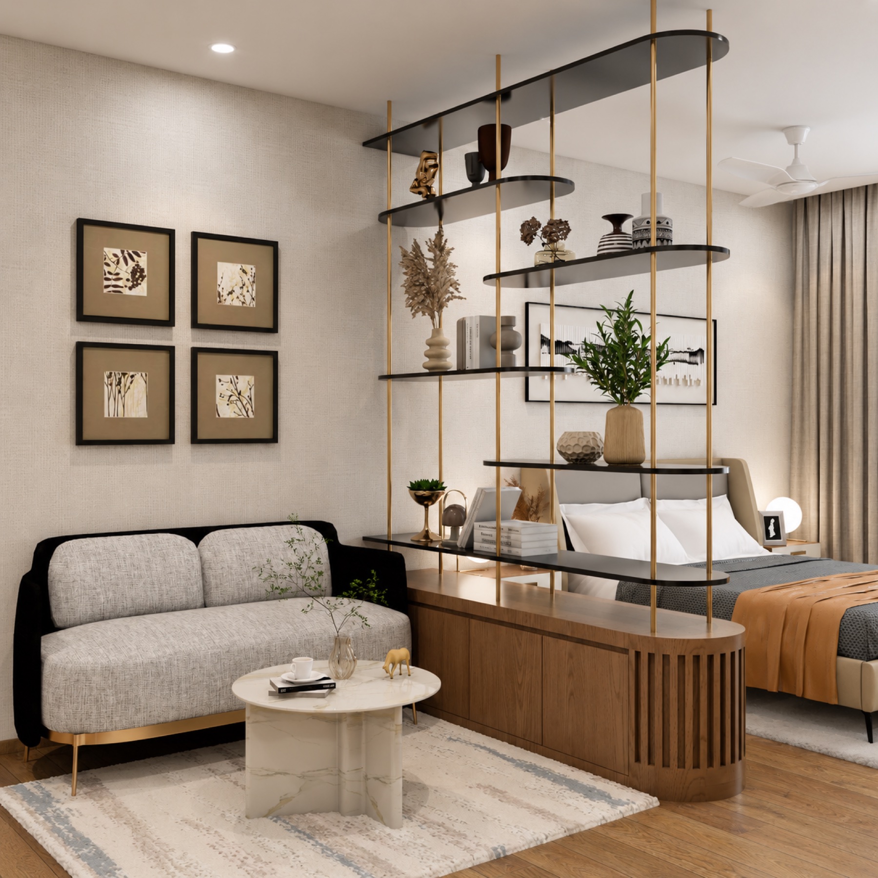 Studio and 1 BHK apartment