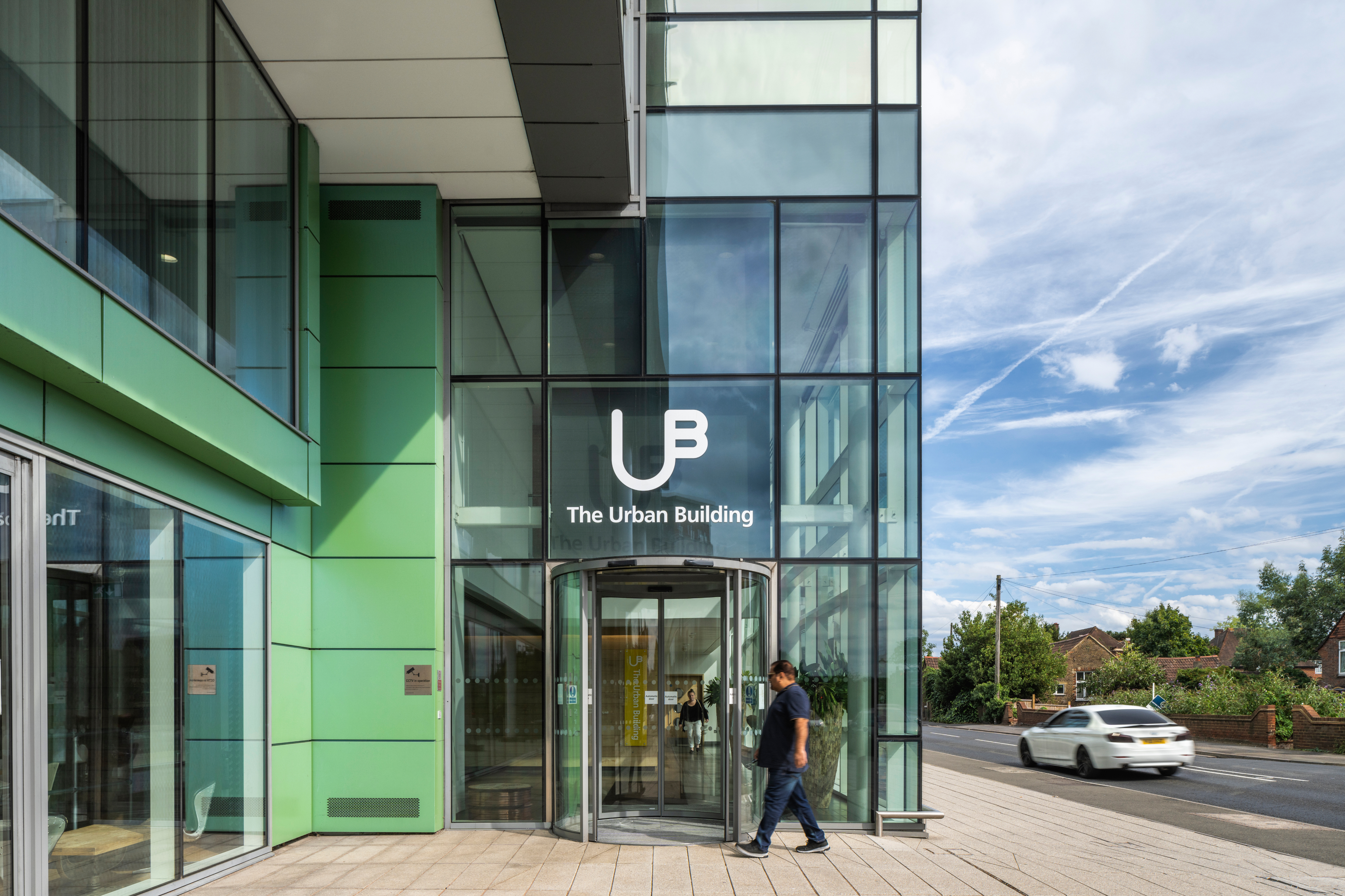 The Urban Building entrance